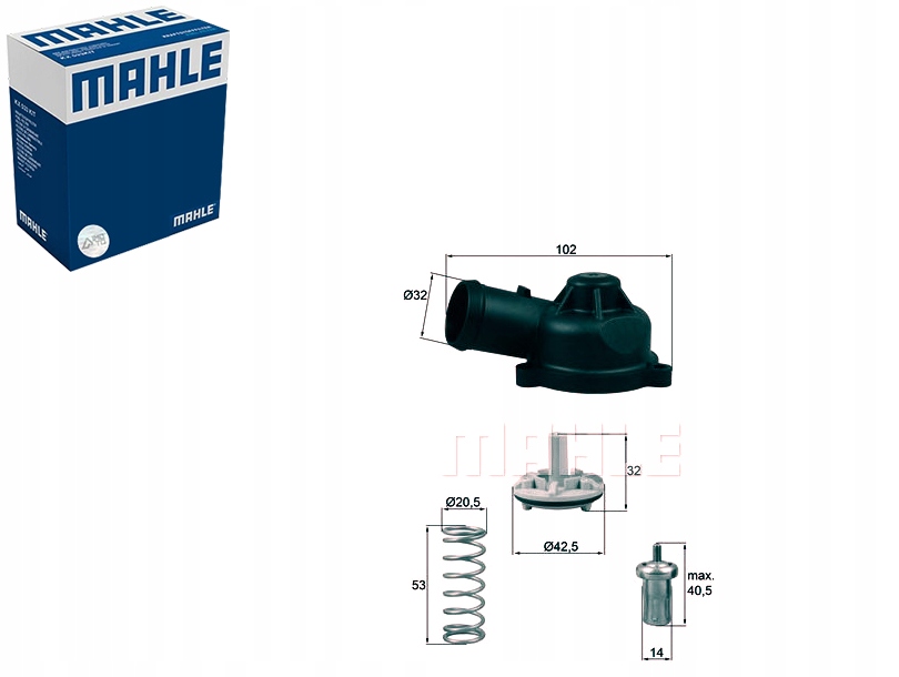 Термостат vw 83C Golf 1,4TSI (с ) mahle