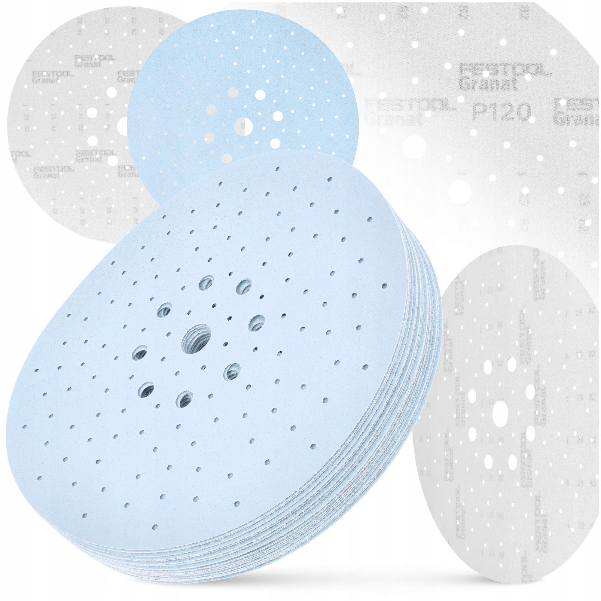 25x Krążki Ścierne 225MM P120 Papier Ścierny Do Żyrafy Festool Planex Rzep