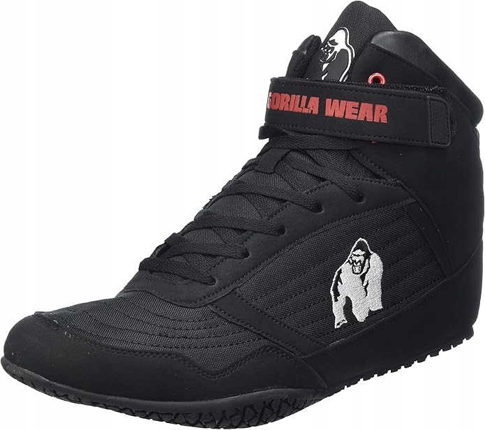 Gorilla Wear Černé Sportovní Boty S Páskem A Nášivkou Gorilla 36 J6F