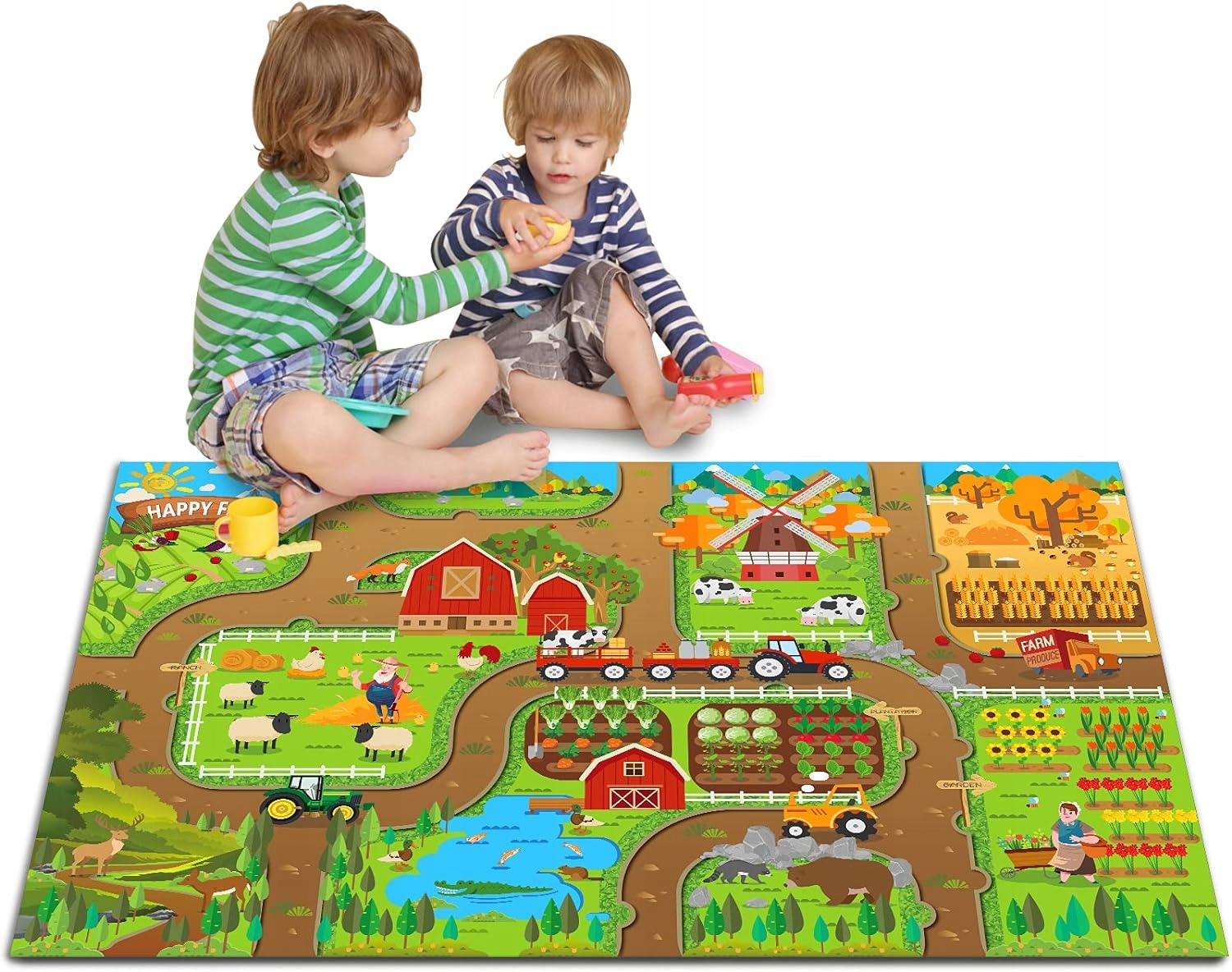 Oriate mata dla dzieci Dream Mat Happy Farm Mat 120x80cm, 3+