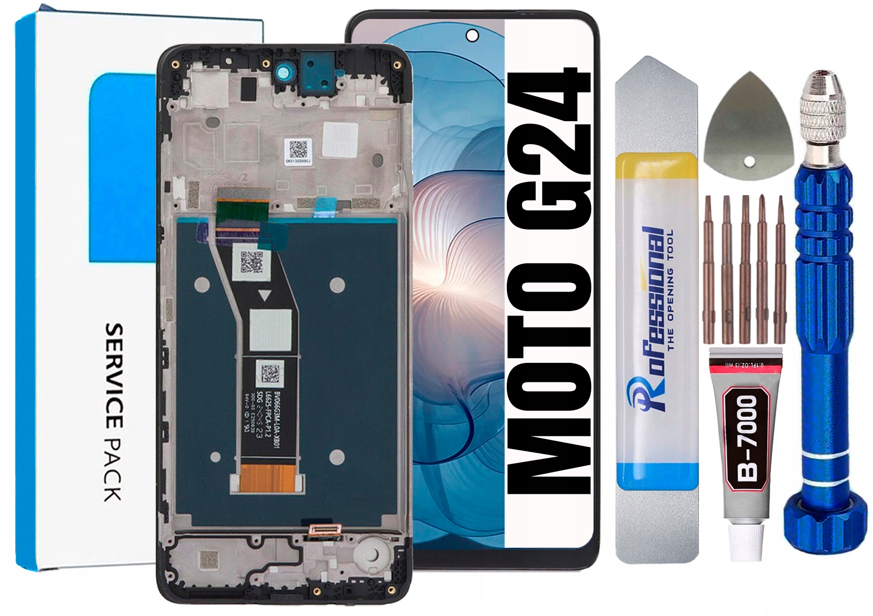 Displej Pro Motorola Moto G24 Originál LCD Rámeček