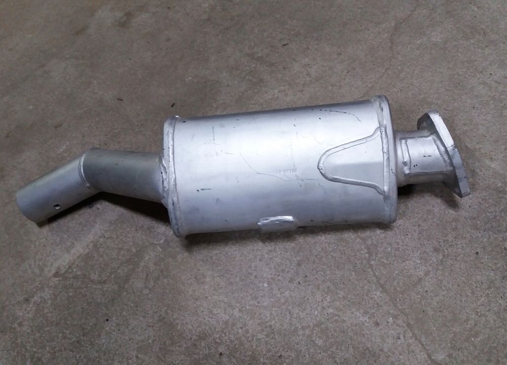 ГЛУШИТЕЛЬ 123/07172 JCB 3CX 4CX AB TURBO ОРИГИНАЛ