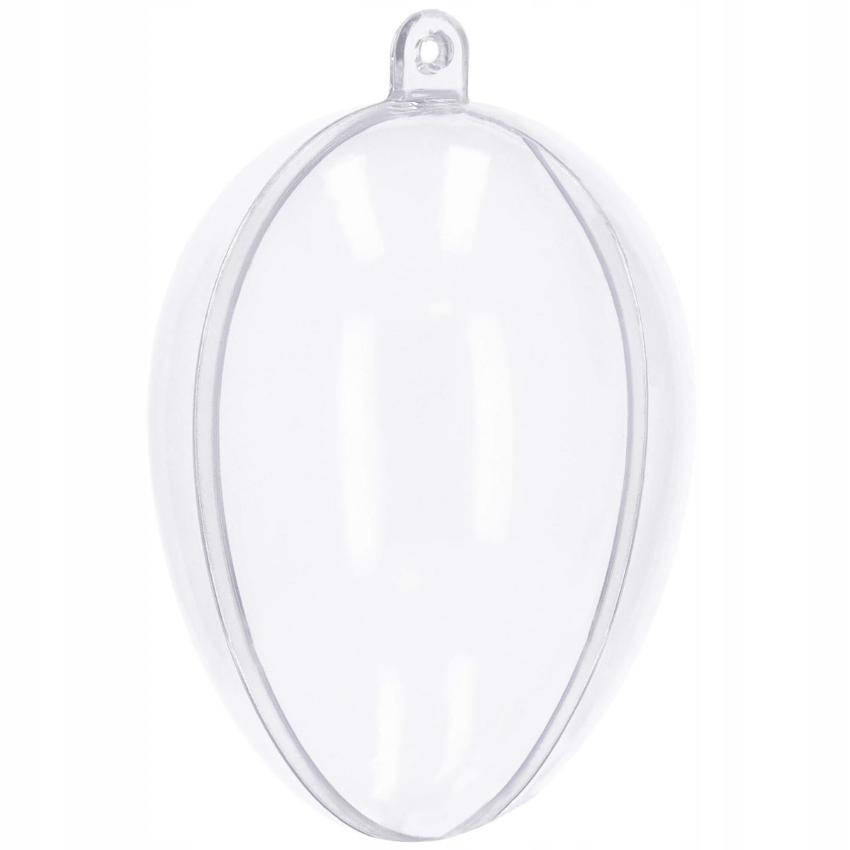 JAJKO BOMBKA AKRYLOWA OZDOBA BOMBKI AKRYLOWE PRZEŹROCZYSTE OWALNE 9cm x12 Materiał inny materiał