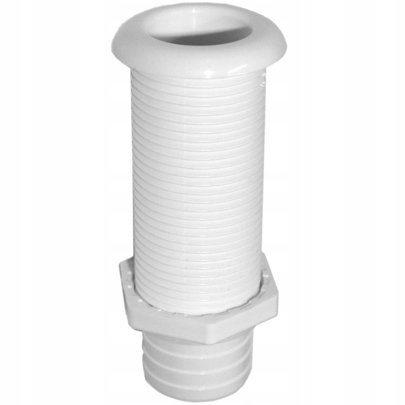 PRZEJŚCIE BURTOWE ODPŁYW 100x25mm BIAŁE - 06067