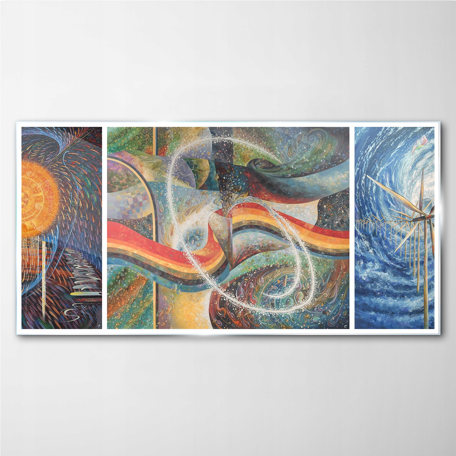 

Obraz na ścianę szklany Mozaika z obrazów 140x70