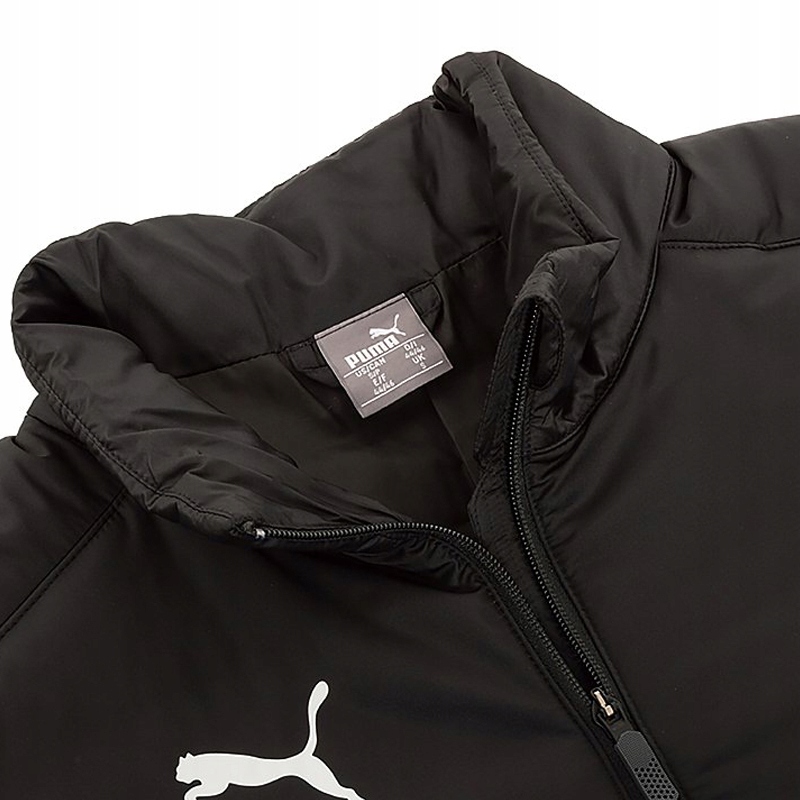 Puma kurtka dziecięca czarna pikowana przejściowa logo WarmCell 128 Wiek dziecka 7 lat +