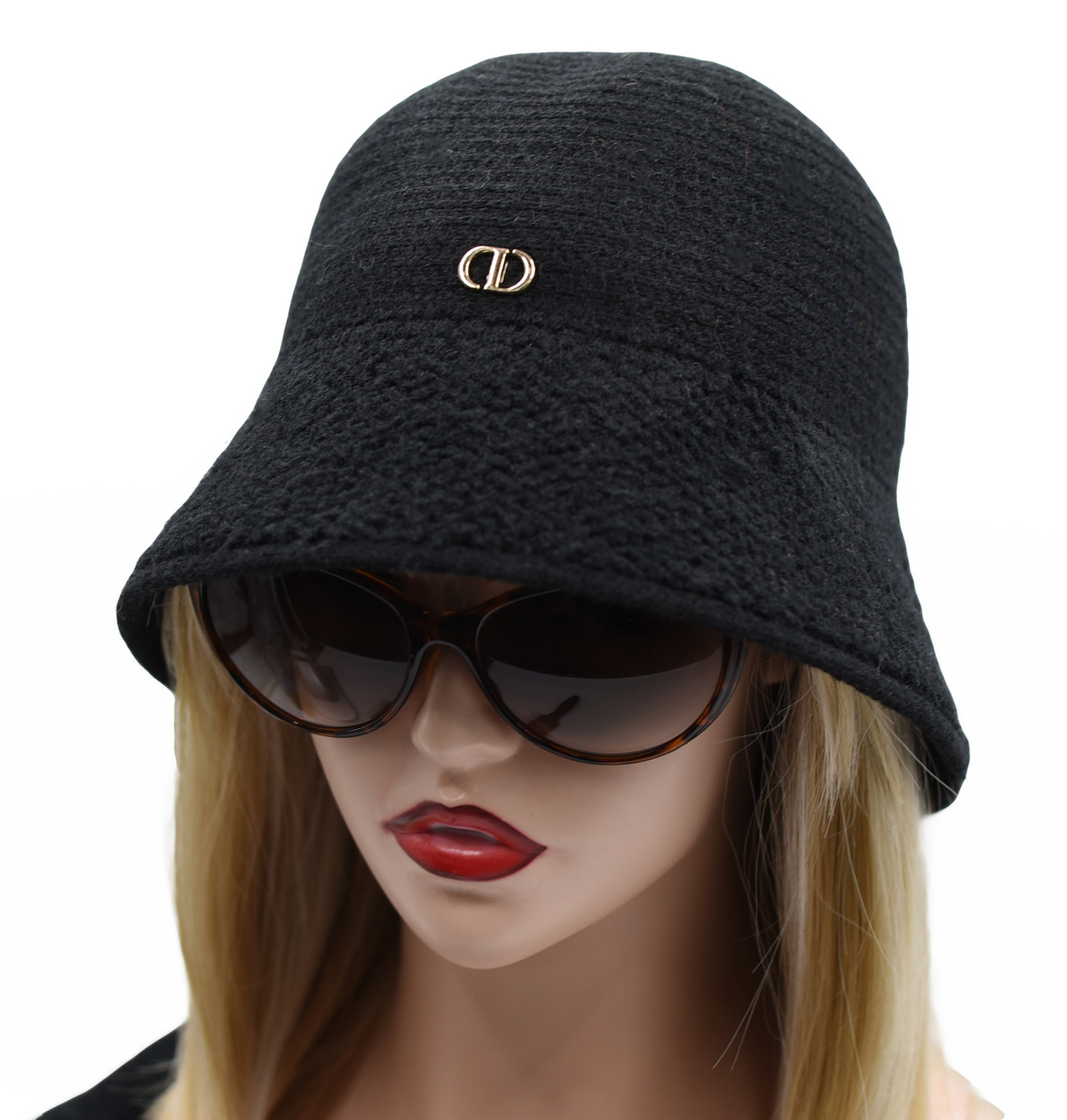 

Czapka damska elegancki kapelusz wełna Bucket Hat