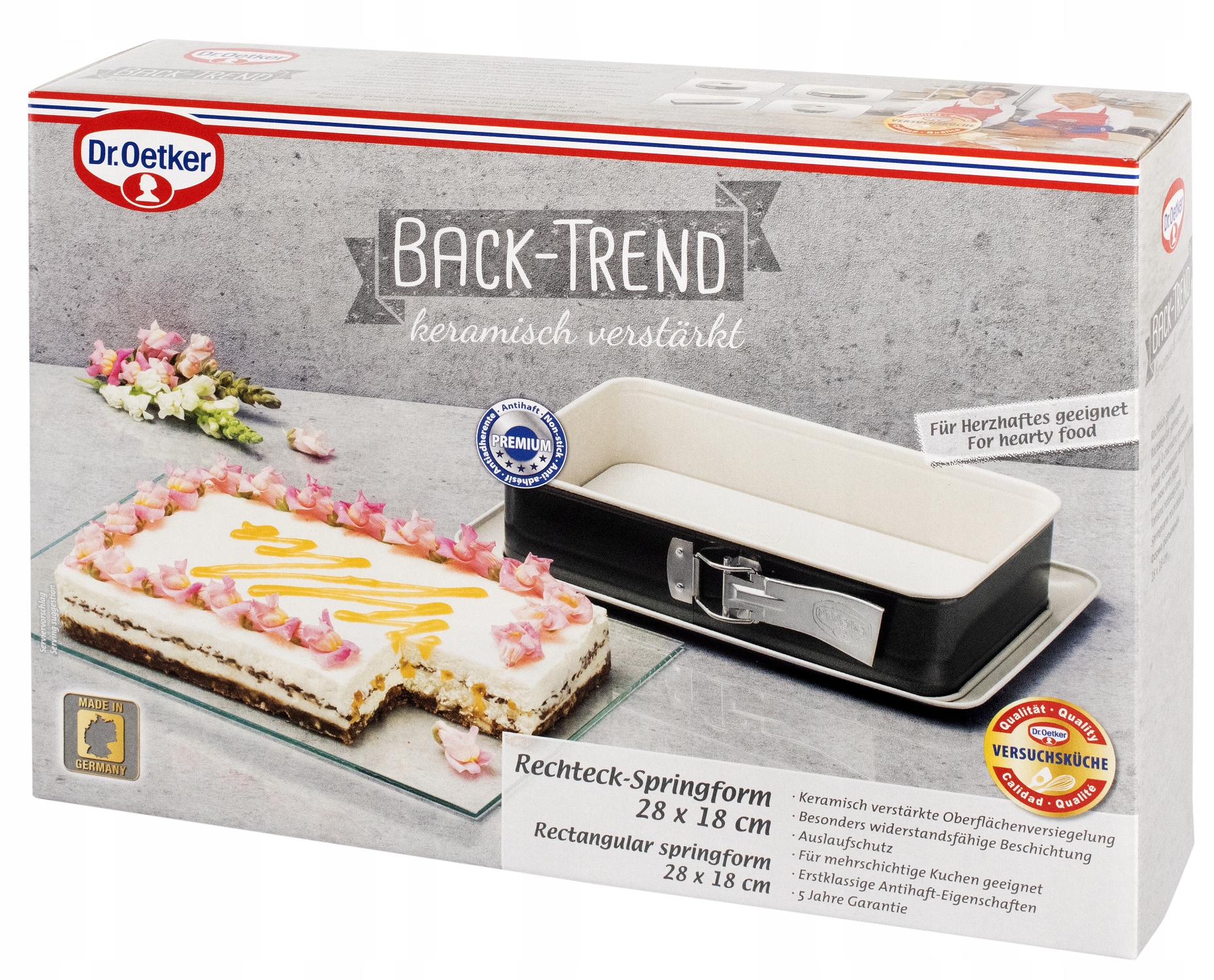 

Dr. Oetker Tortownica forma do pieczenia 28x18