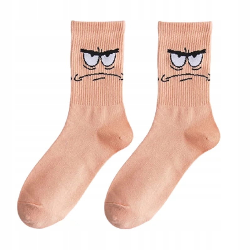 

Skarpetki pomarańczowe kreskówka Spongebob Patryk