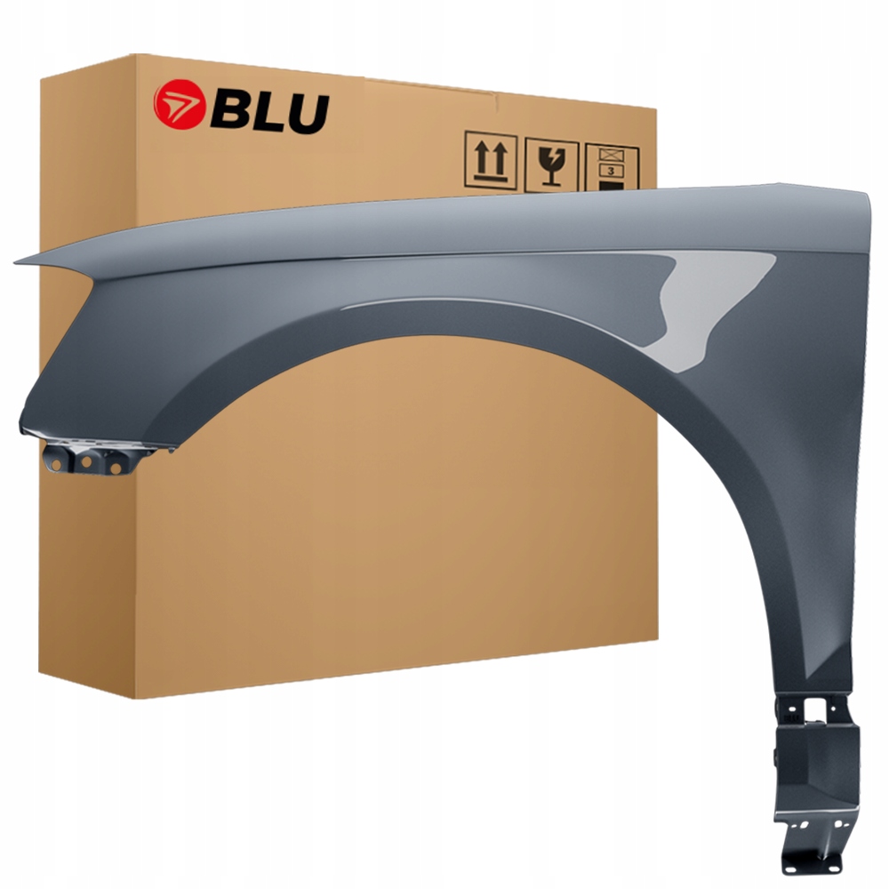 Blu Blatník Audi A3 8P Lift LX7Z levý 08-12 přední pozink DelphinGrau