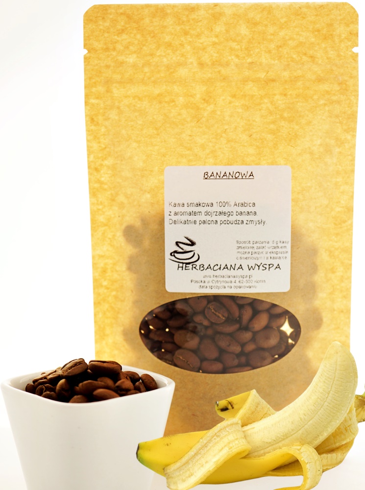 Banánová 1 kg zrnková Arabika neobvyklá lahodná