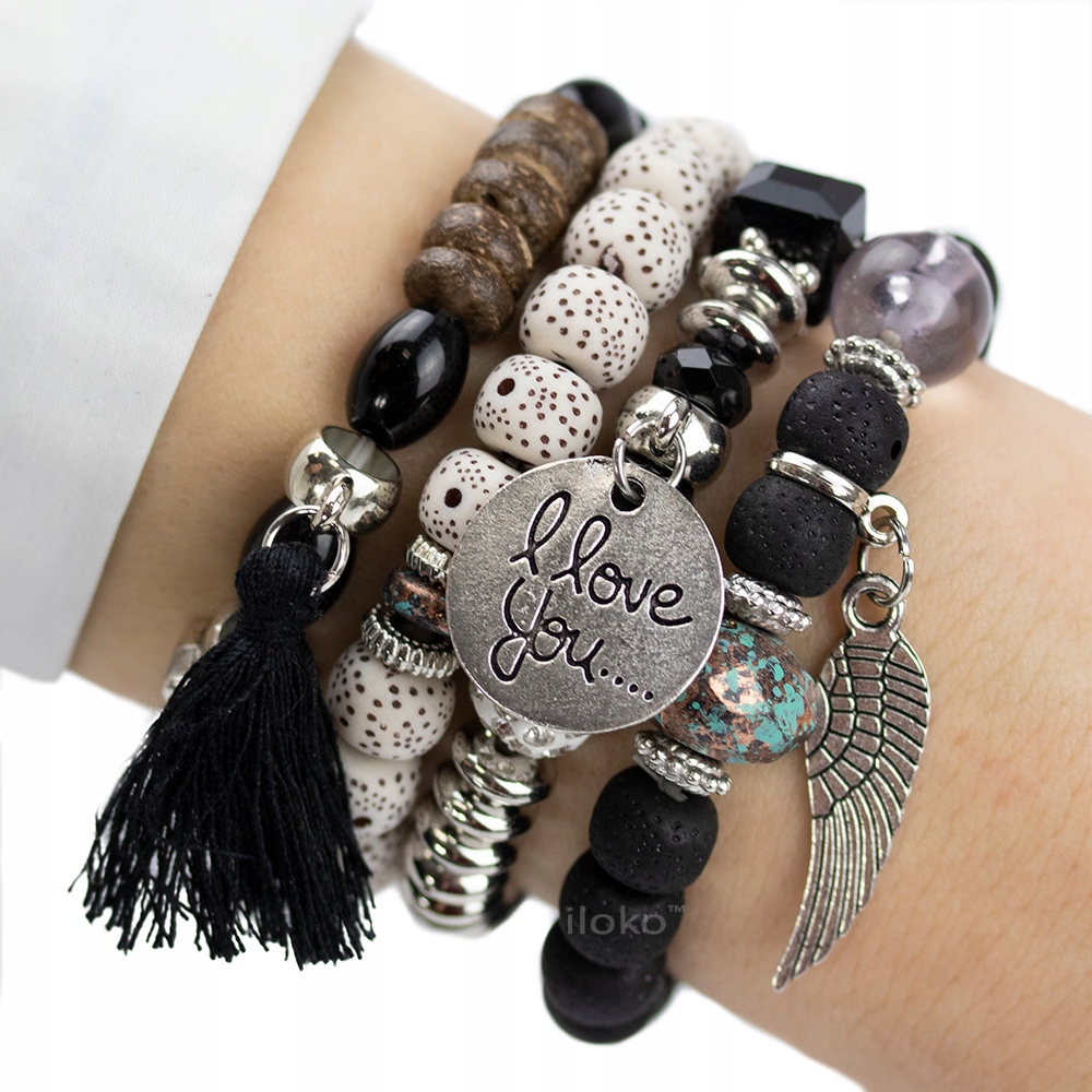 

Bransoletki koraliki Skrzydło chwost Zestaw