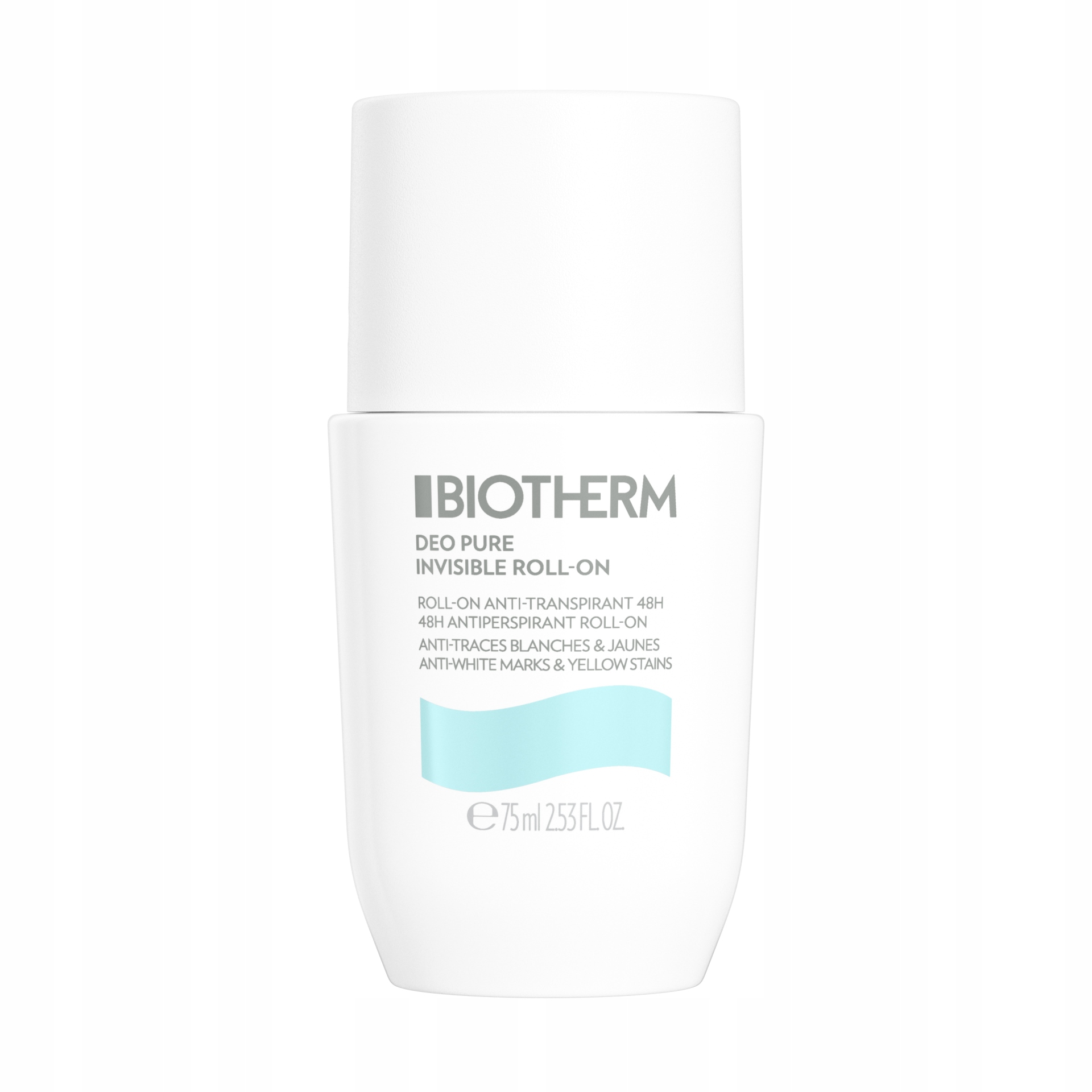 Biotherm Deo Pure Invisible roll-on antiperspirant 48h 75 Ml