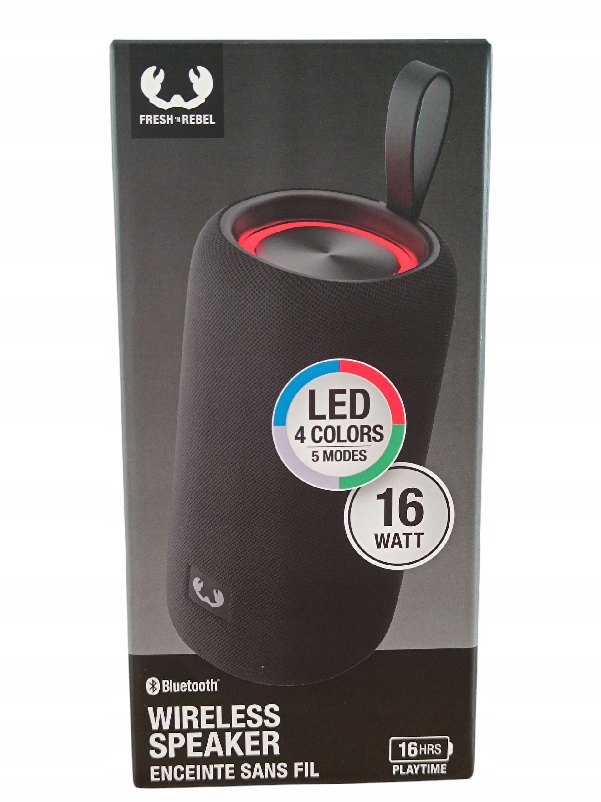 Bluetooth Přenosný Reproduktor Fresh 'n Rebel 1ARB700SG černý 16W