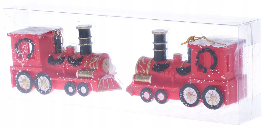 OZDOBY CHOINKOWE LOKOMOTYWA KPL. 2SZT Marka Chomik