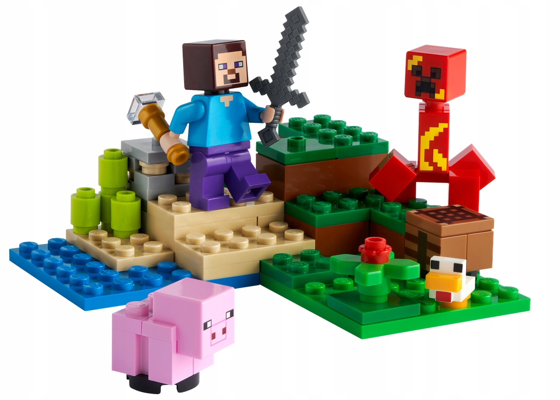 LEGO MINECRAFT 21177 ZASADZKA CREEPERA Marka LEGO