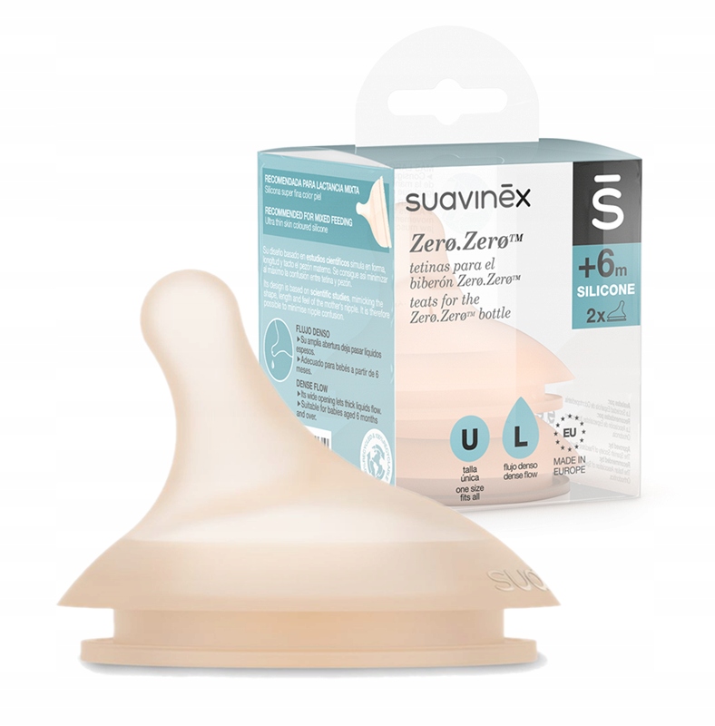 

Suavinex Smoczek Zero Zero Szybki Przepływ 2X
