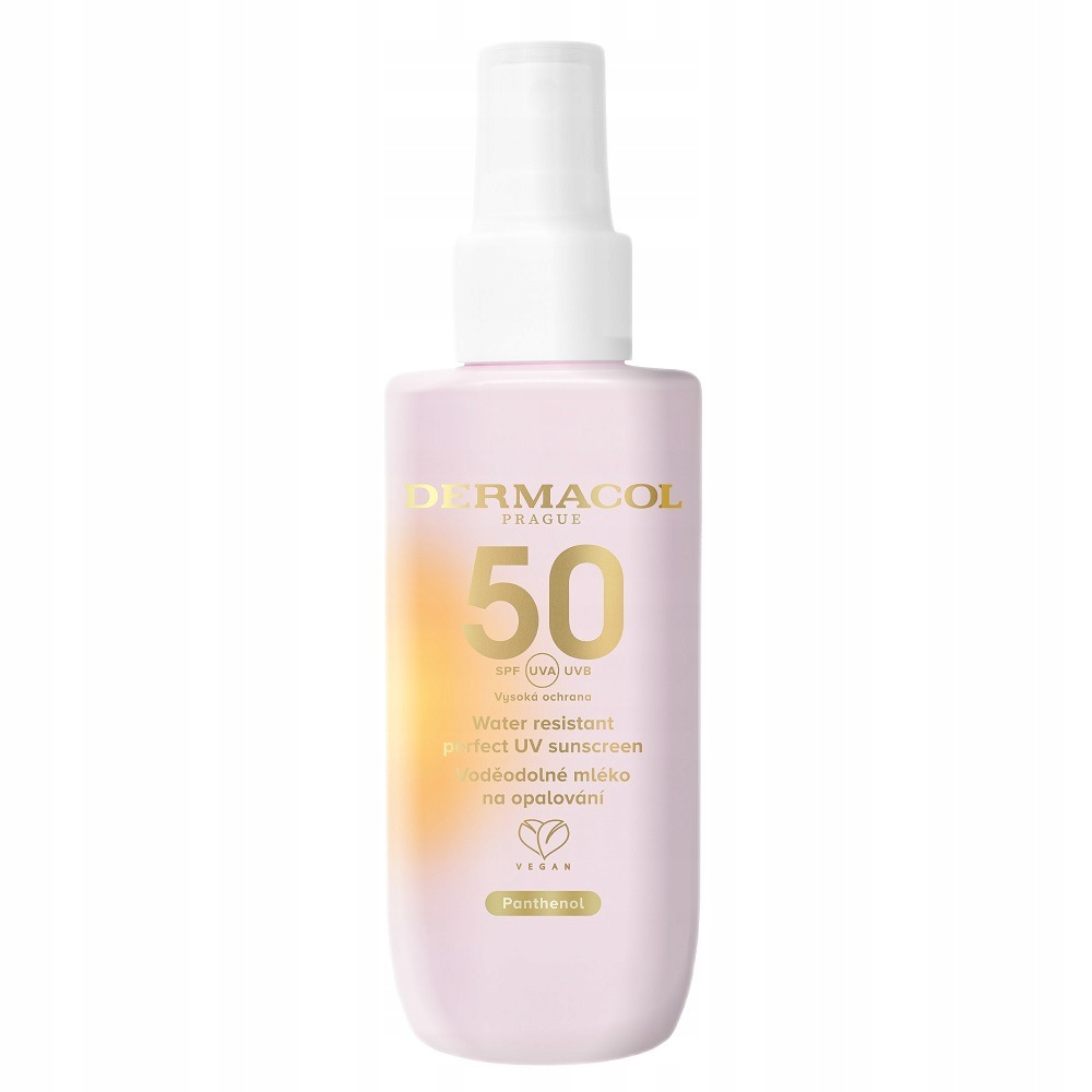 Dermacol Sun Care voděodolné opalovací mléko ve spreji SPF50 150 Ml