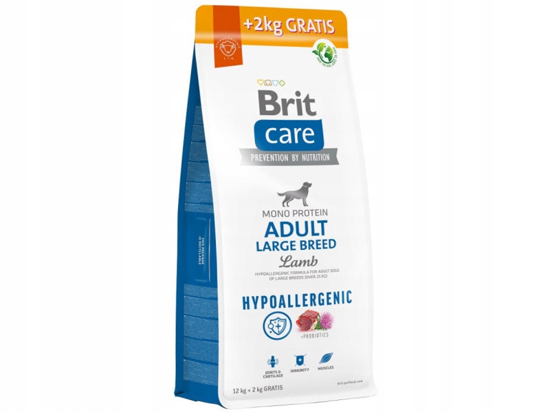 Karma dla psa Brit Care Hypoallergenic Jagnięcina 12 kg 2 kg