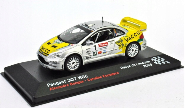 Peugeot 307 Wrc Rally Catalunya Bengue 1:43 Altaya