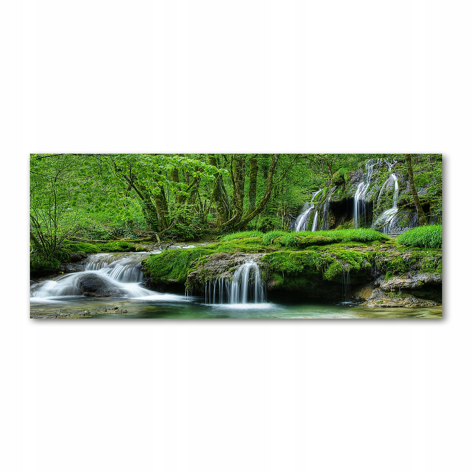 

Foto obraz duży akryl nowoczesny Kaskady 125x50cm