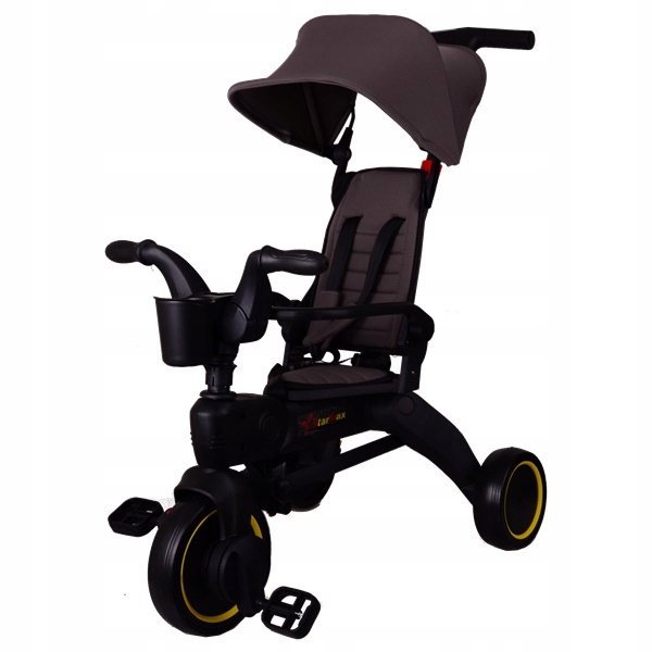 Rowerek trójkołowy składany nowy design Star Max Hamulec Tył