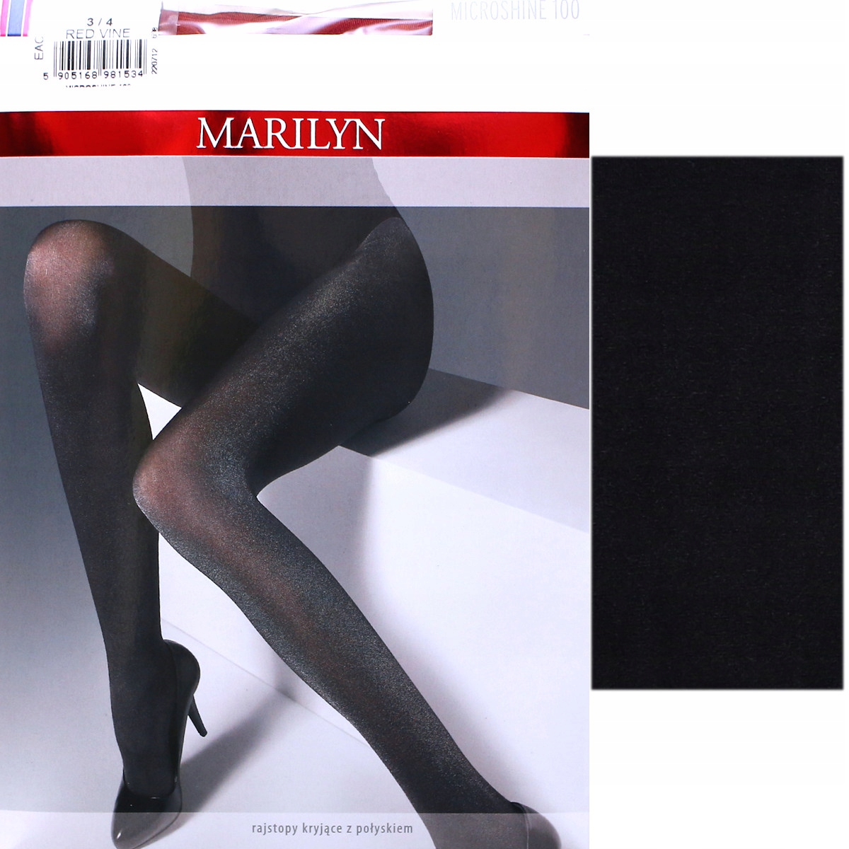 

Marilyn Microshine 100 R1/2 rajstopy z połyskiem n