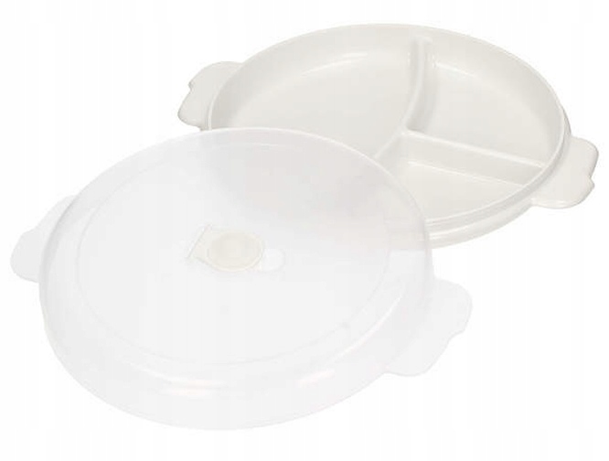 Pojemnik TALERZ do mikrofalówki mikrofali Marka Plast Team