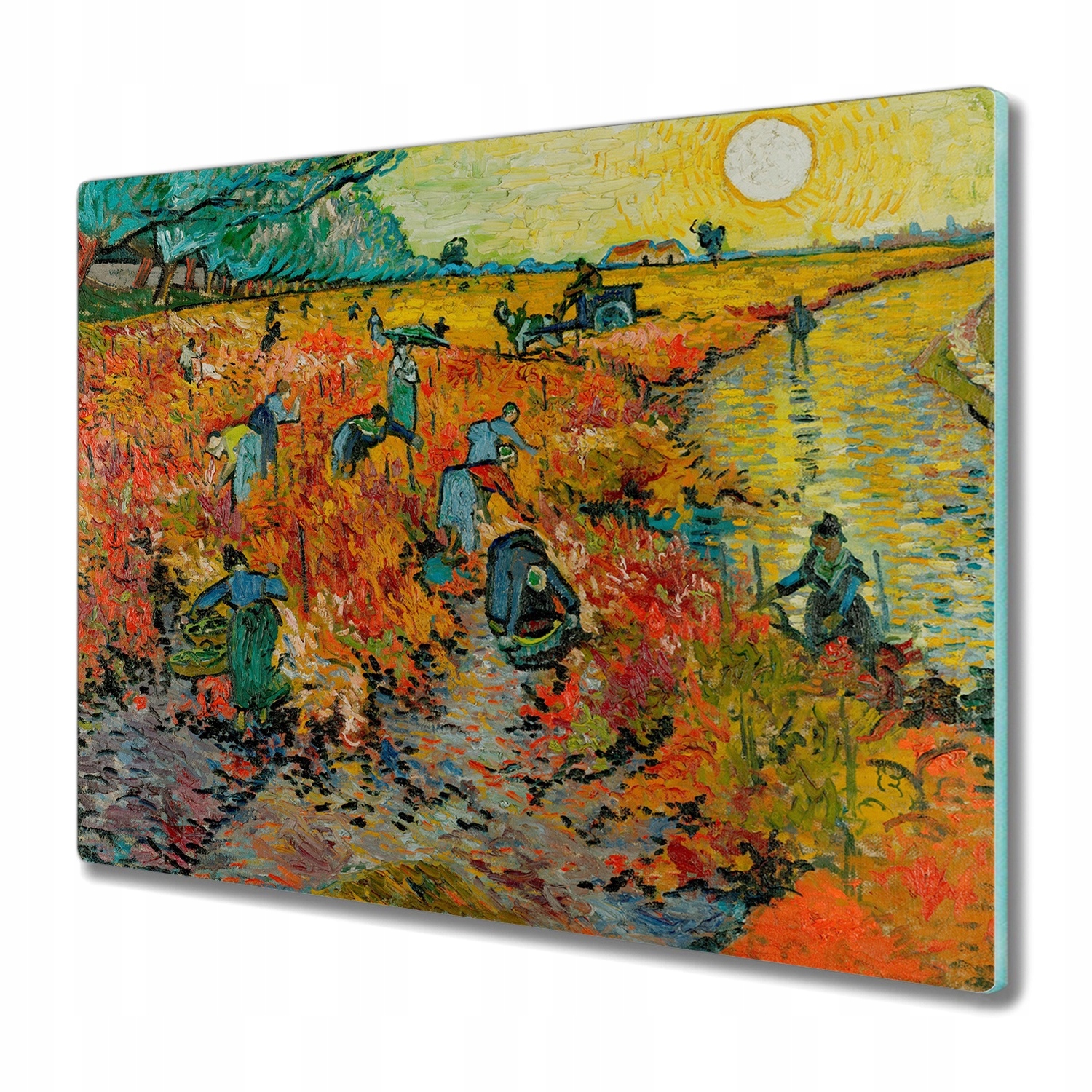 

Deska 60x52 Czerwona winnica Van Gogh nowoczesna