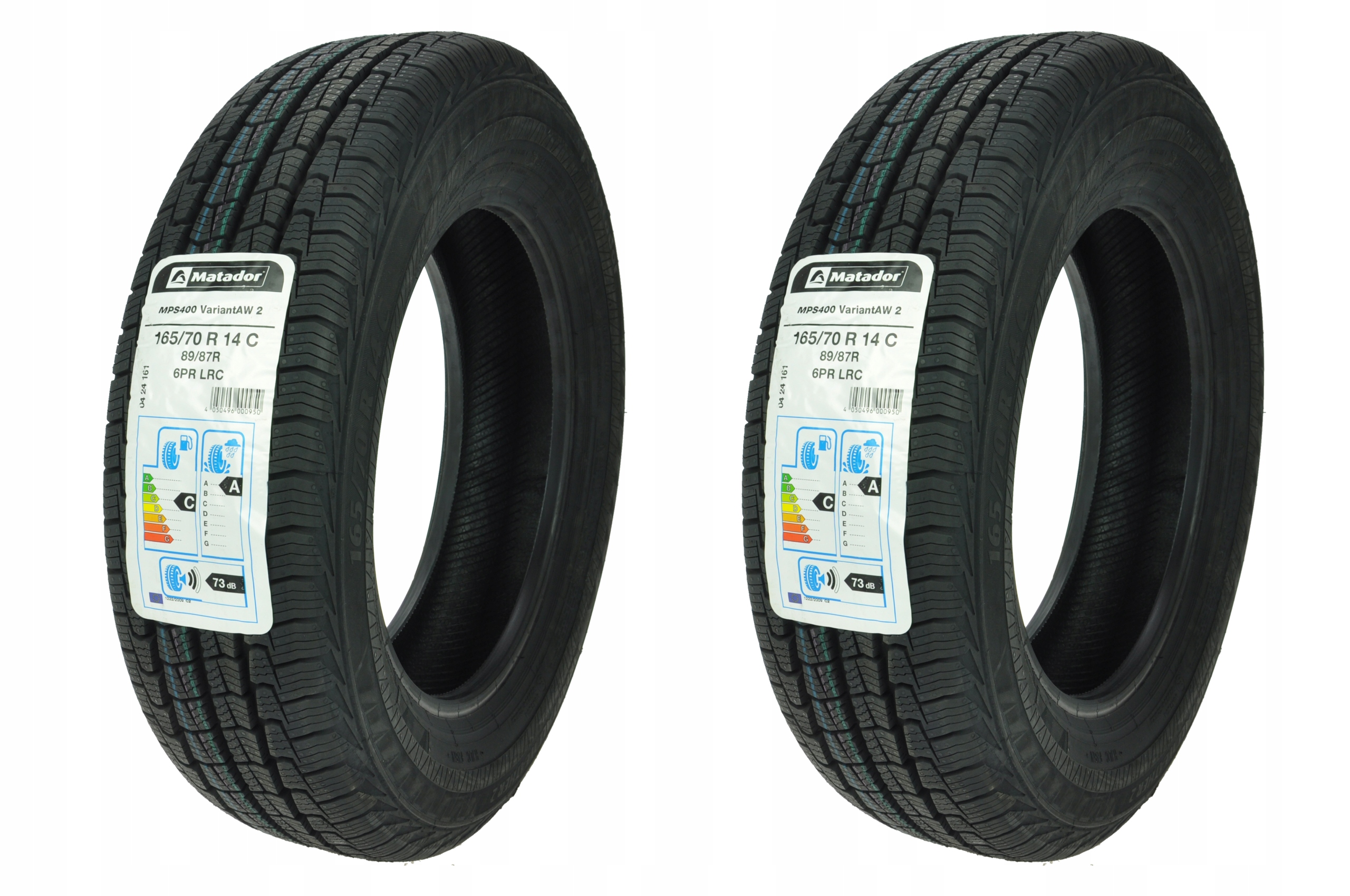 

2 x 165/70R14C 89/87R Matador Całoroczne