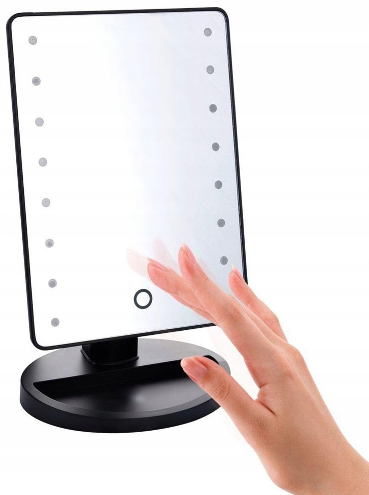 LUSTERKO PODŚWIETLANE KOSMETYCZNE LED DO MALOWANIA