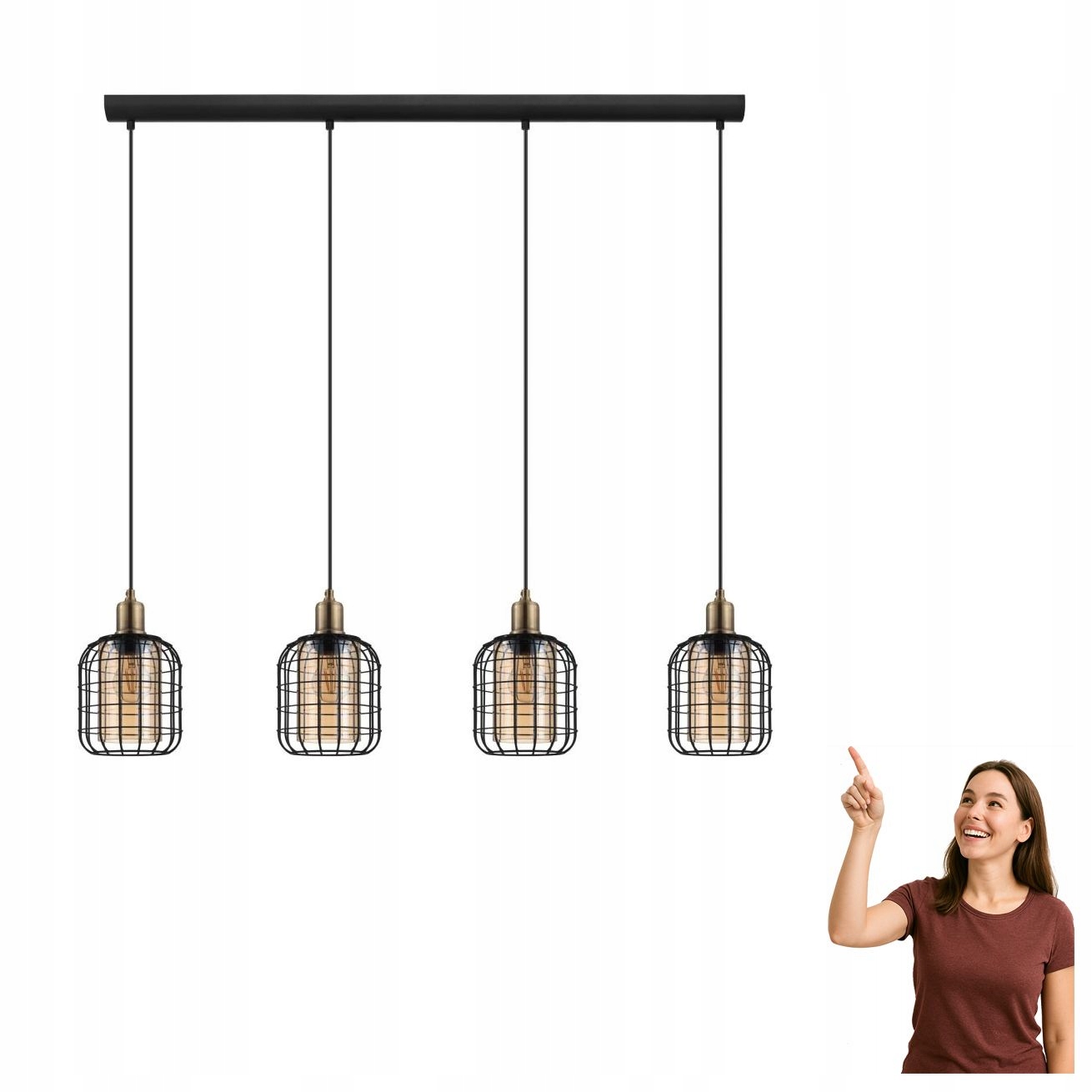 Závesná lampa Chisle 43528 Eglo