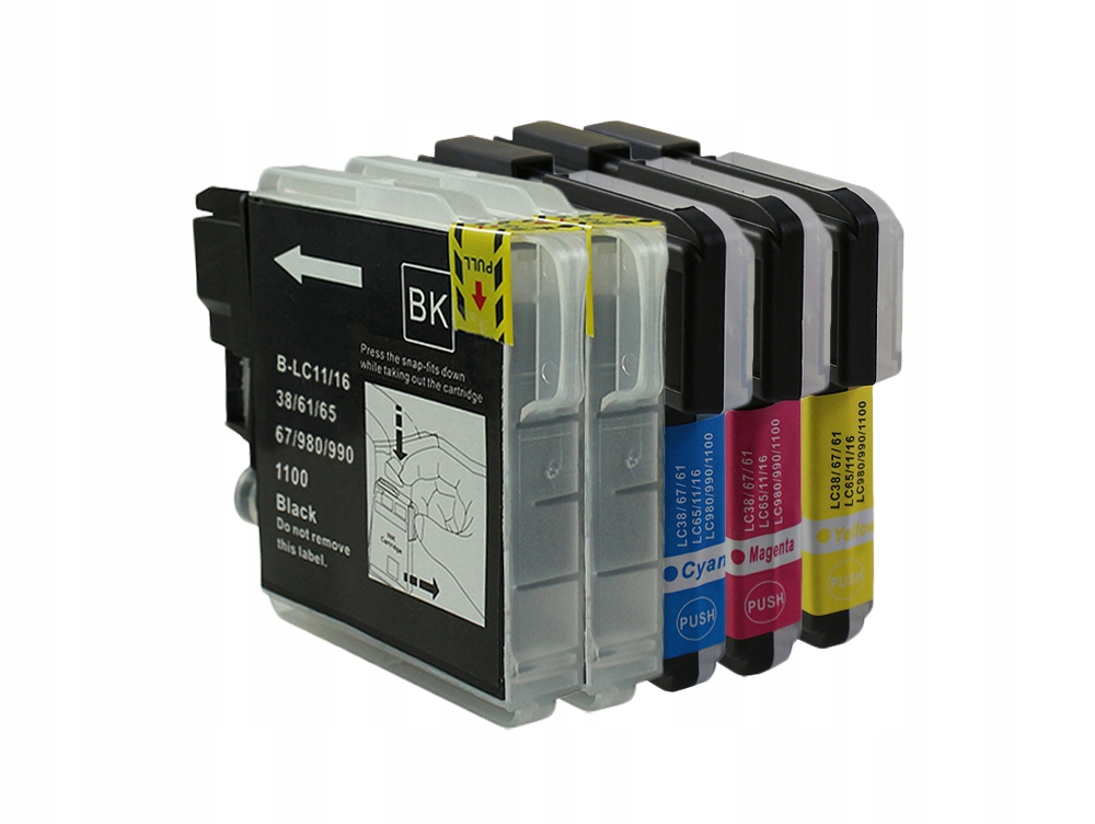 

5X Tusze Do Brother DCP-145C DCP-165C Kpl Czarny