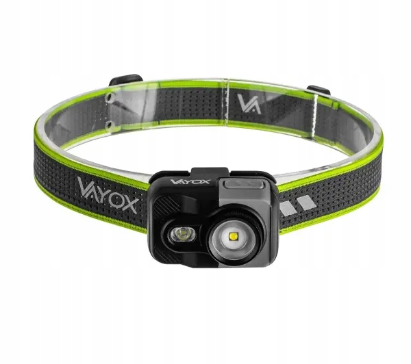 Latarka czołowa Vayox Pro Series VA0196 800lm do 15h pracy Akumulatorowa