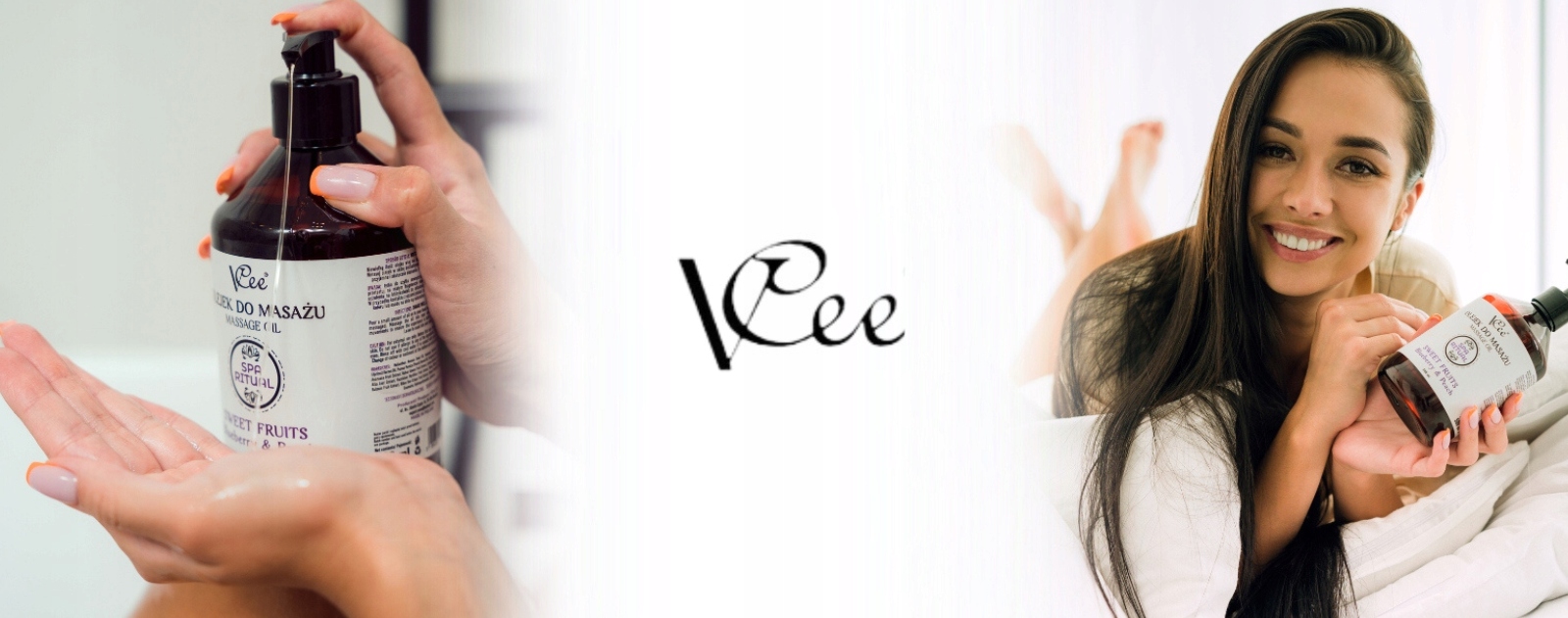 OLEJEK DO MASAŻU VCee NATURALNY WEGAŃSKI 1000ml Pojemność 1000 ml