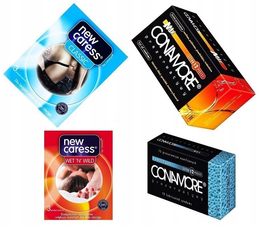 

Zestaw Prezerwatyw Conamore Caress MIX