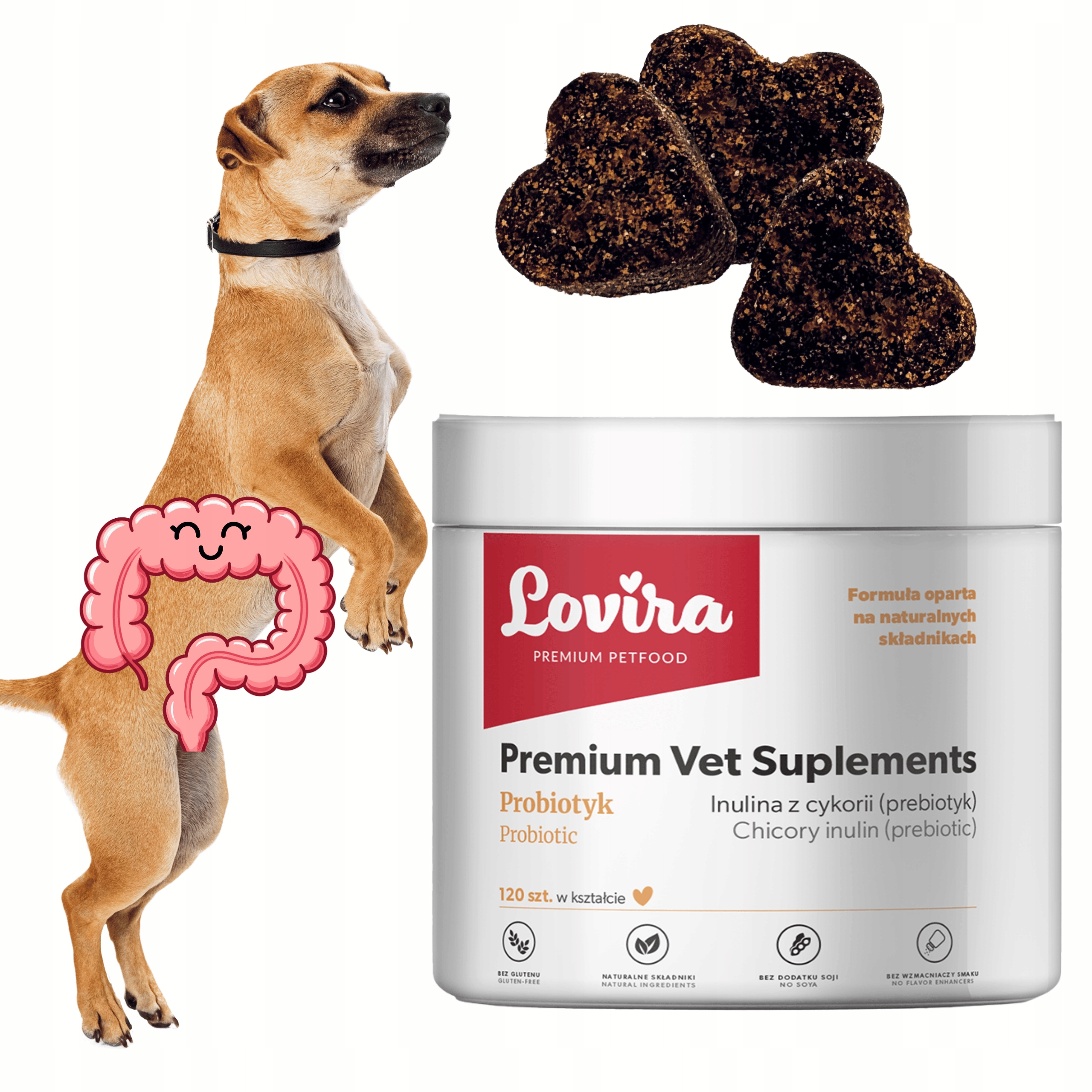 Vet Doplňky Pro Psa Na Střeva 120 ks Probiotik Flora Balance