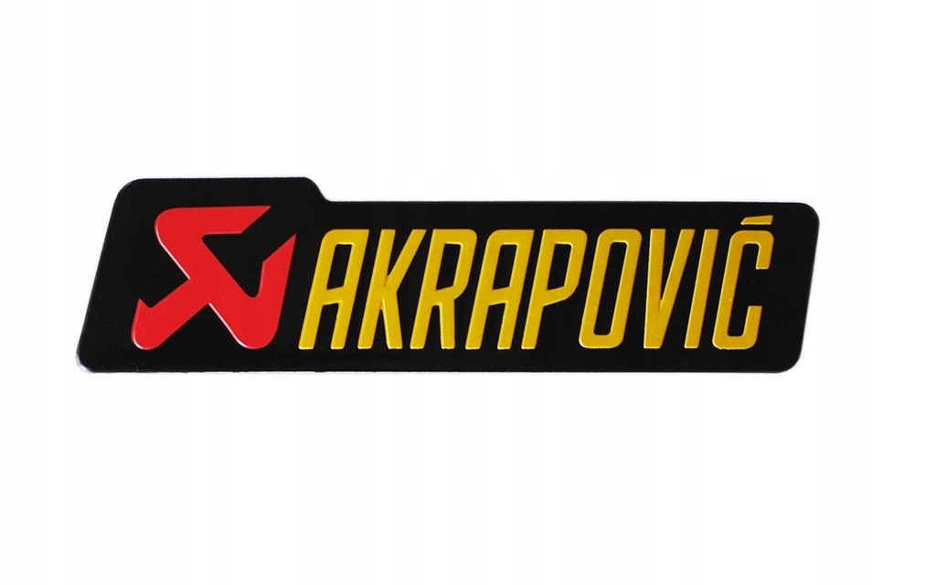 

Naklejka emblemat logo na wydech tłumik Akrapovic