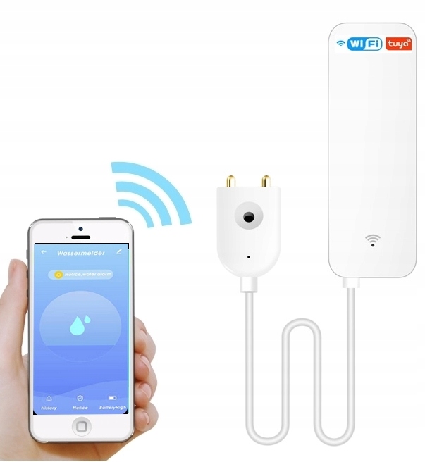 

Czujnik Sensor Zalania Wodą Tuya Wifi