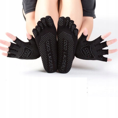 SKARPETKI DAMSKIE DO JOGI SPORTOWE antypoślizgowe Fason inne