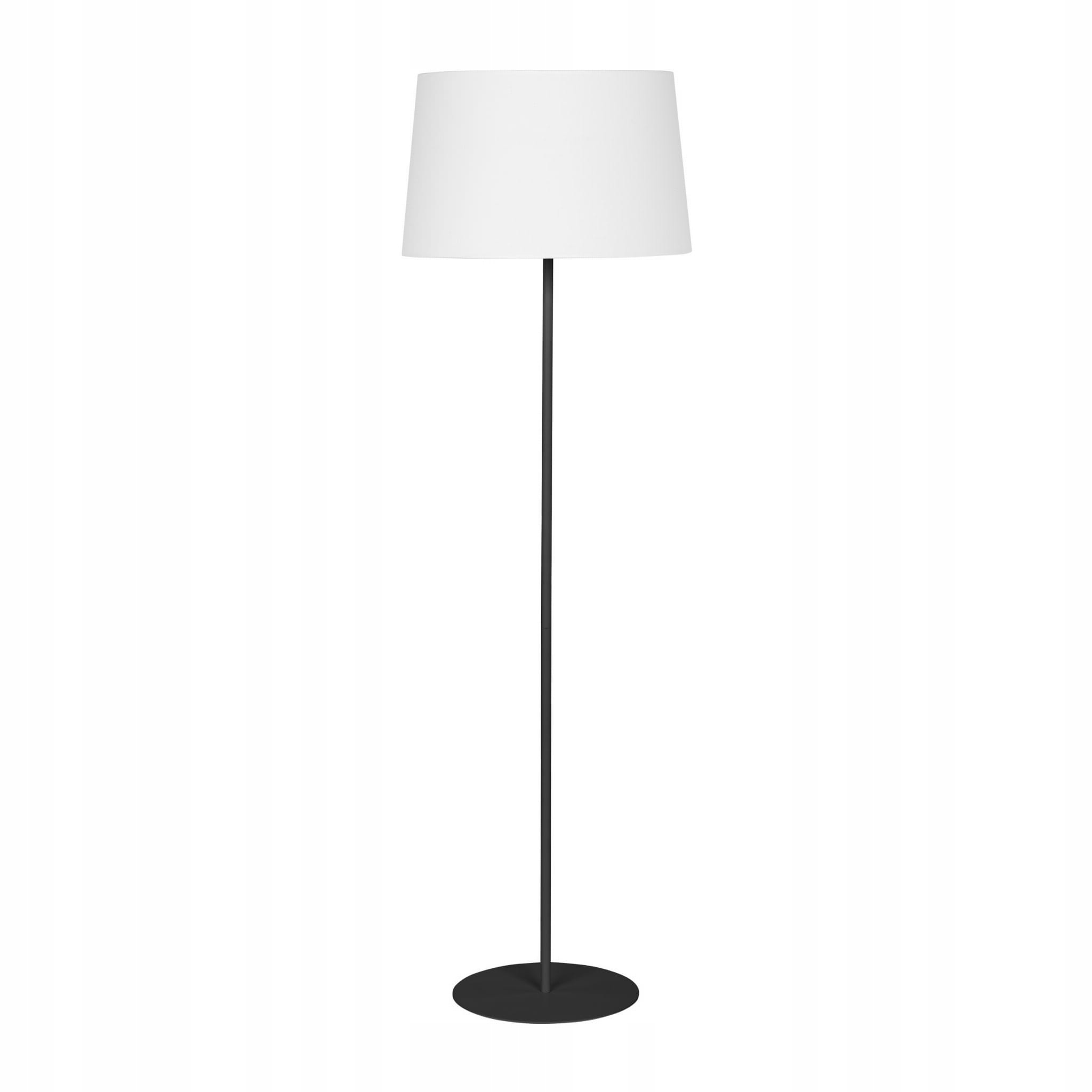 Podlahová lampa Maja 1 s bílým stínítkem do ložnice obývacího pokoje, minimalistická
