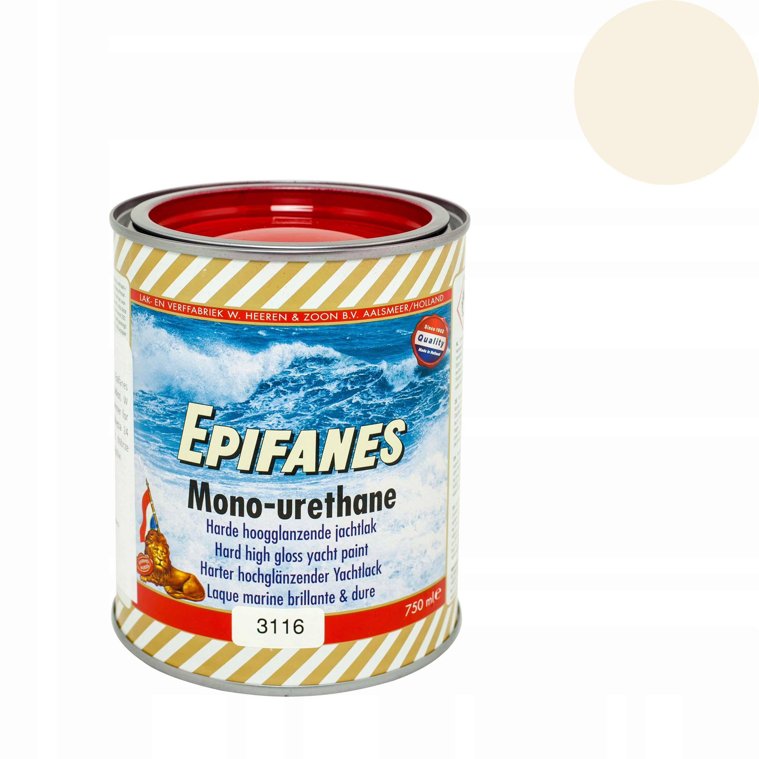 Epifanes twarda farba do łodzi, jachtu kremowa