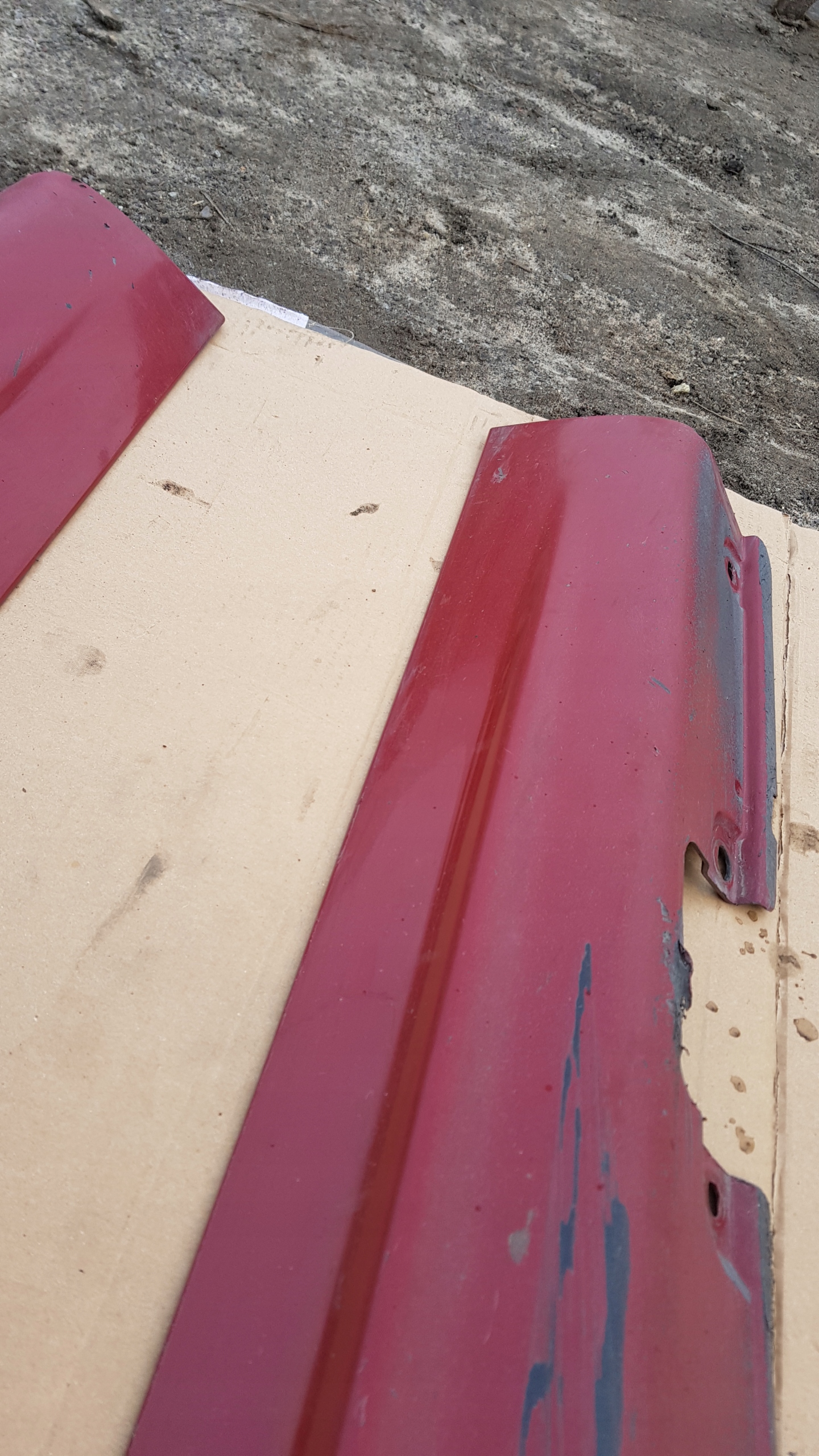 BMW E46 moulding threshold cover KOMBI ZIEGELROT