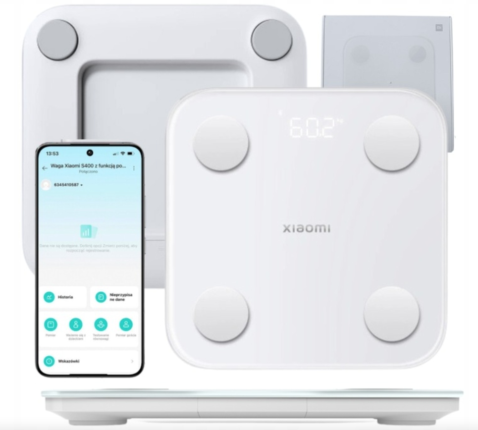 Waga Łazienkowa Xiaomi Smart Elektroniczna Analityczna Inteligentna Domowa