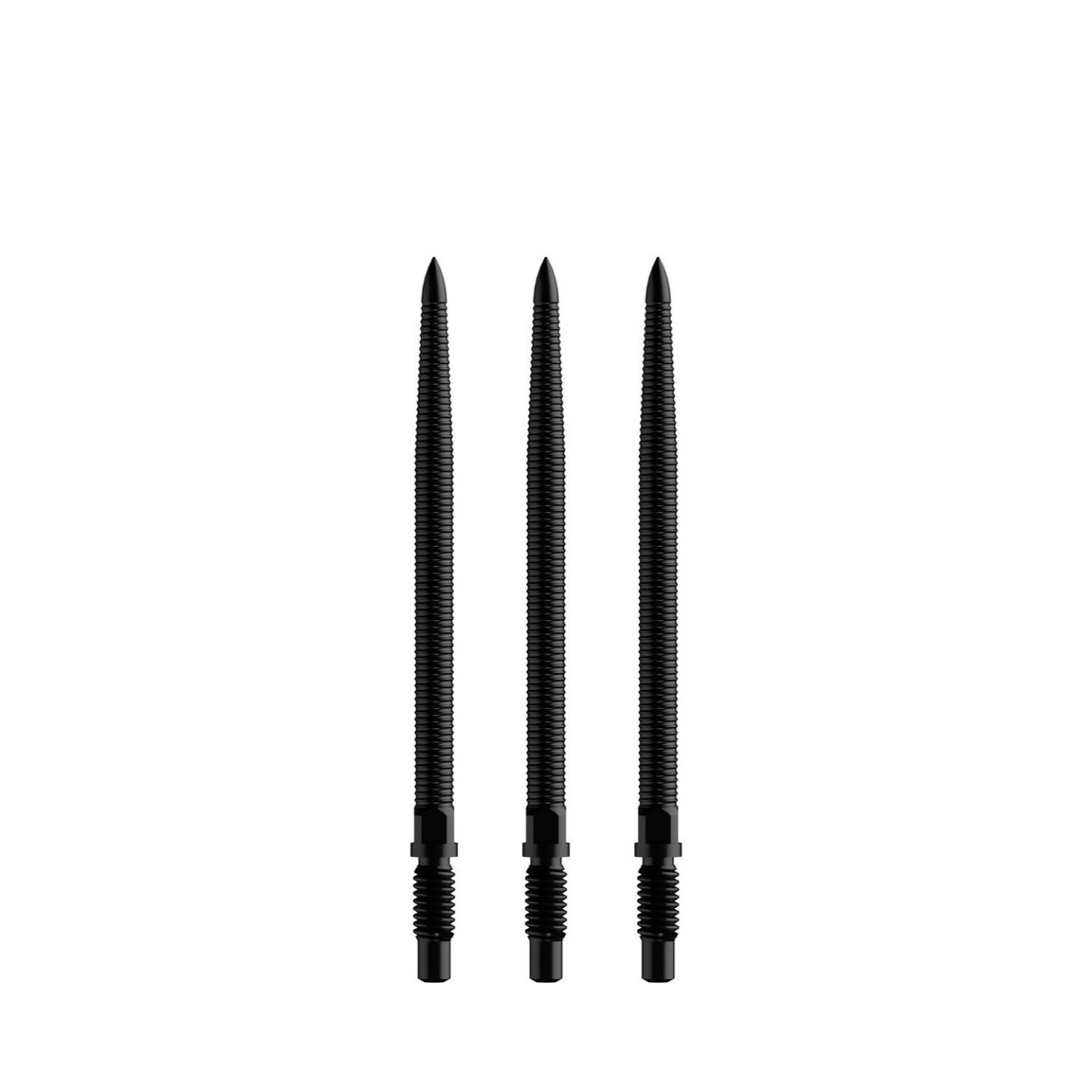 Końcówki metalowe Cp Points Micro Grip Black 32 mm