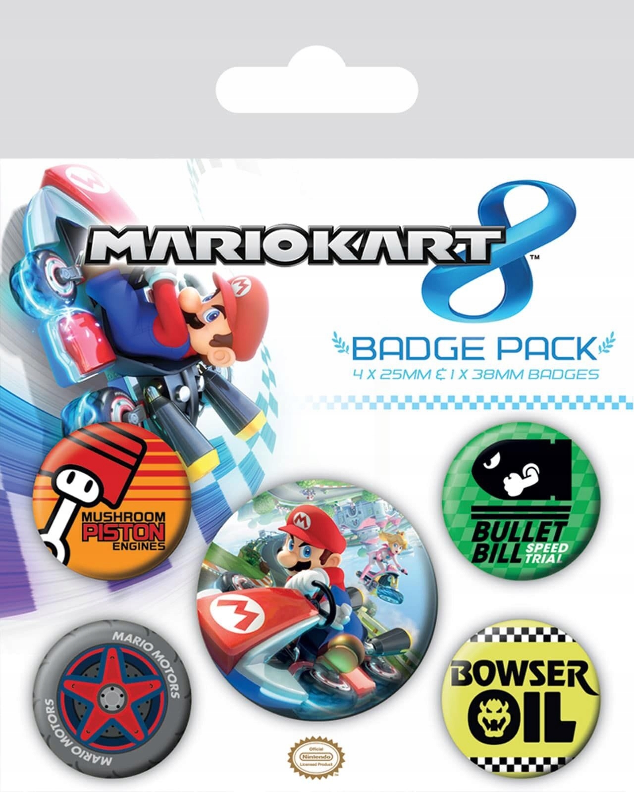 

Mario Kart 8 przypinki