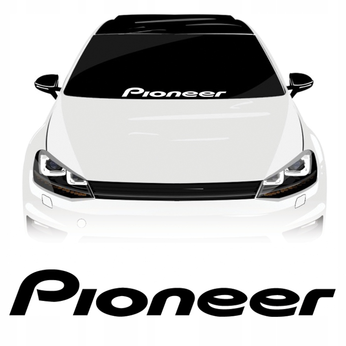 

Pioneer Naklejka duża na szybę 55 cm