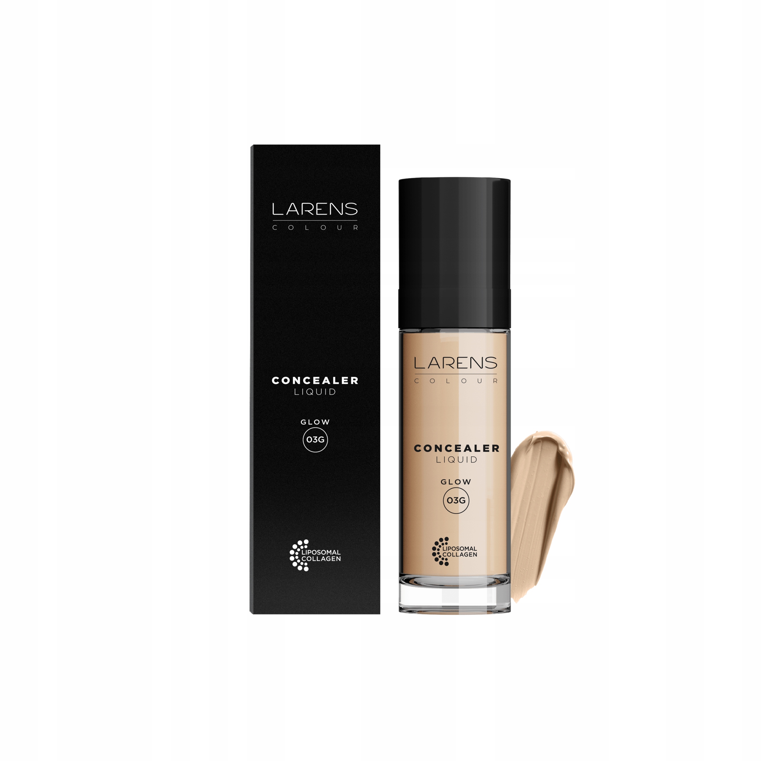Larens Concealer Liquid Korektor s rozjasňujícím aplikátorem 03G 10 ML