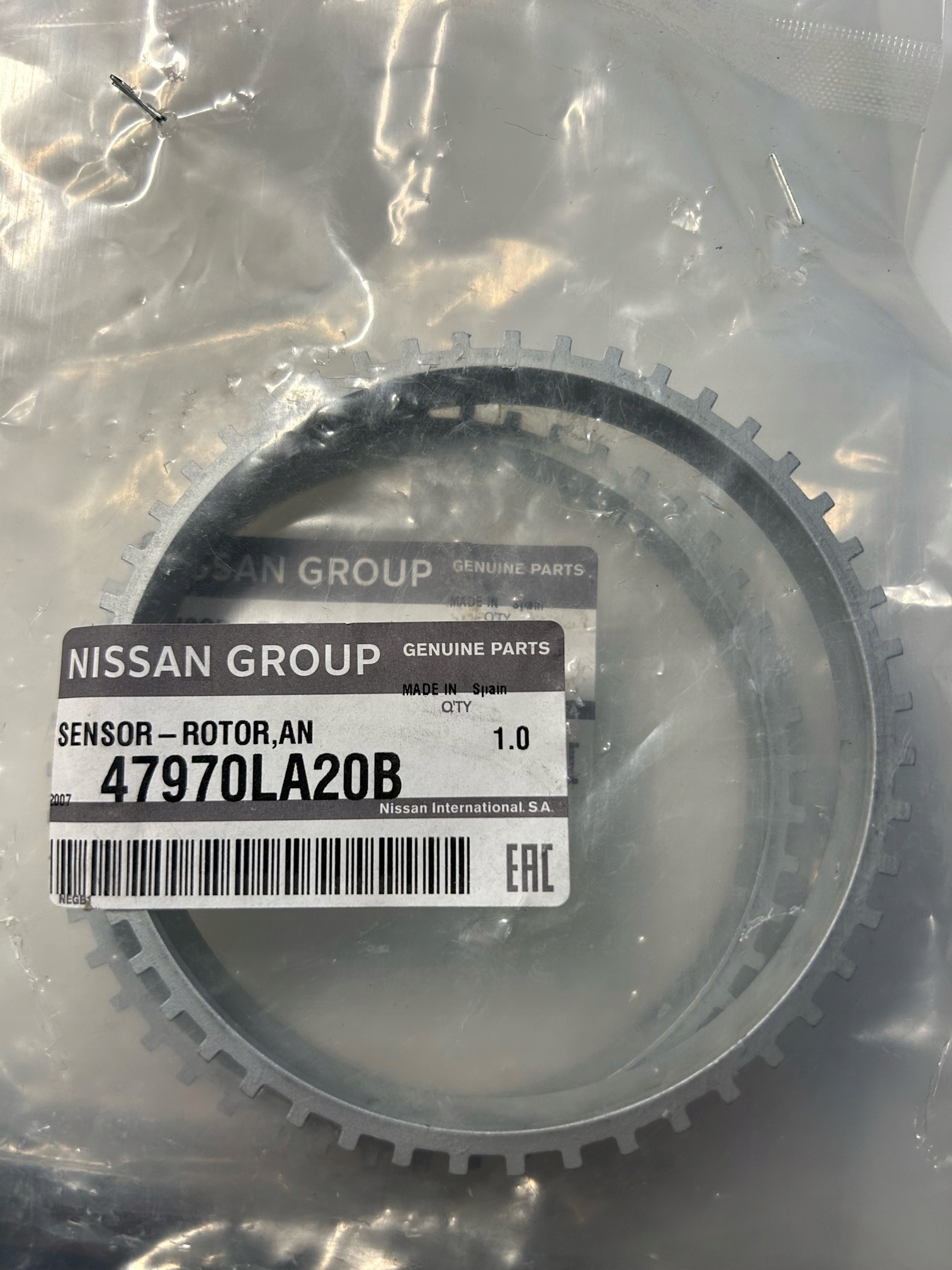 КОЛЬЦО ABS NISSAN 48 С ДИАМЕТРОМ 93