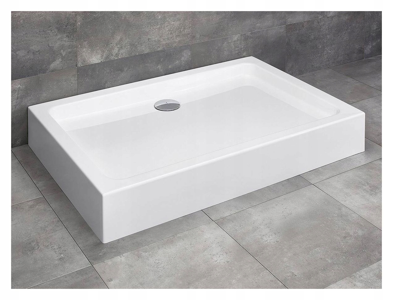 Brodzik prostokątny 120x80 RADAWAY Laros D Compact Kształt prostokątny